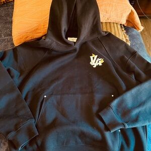 YoungLA Black Hoodie with graphic colors Limited Size men’s Large.  New